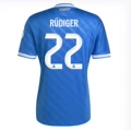 25/26 real madrid’s second away game printed with no. 22 star