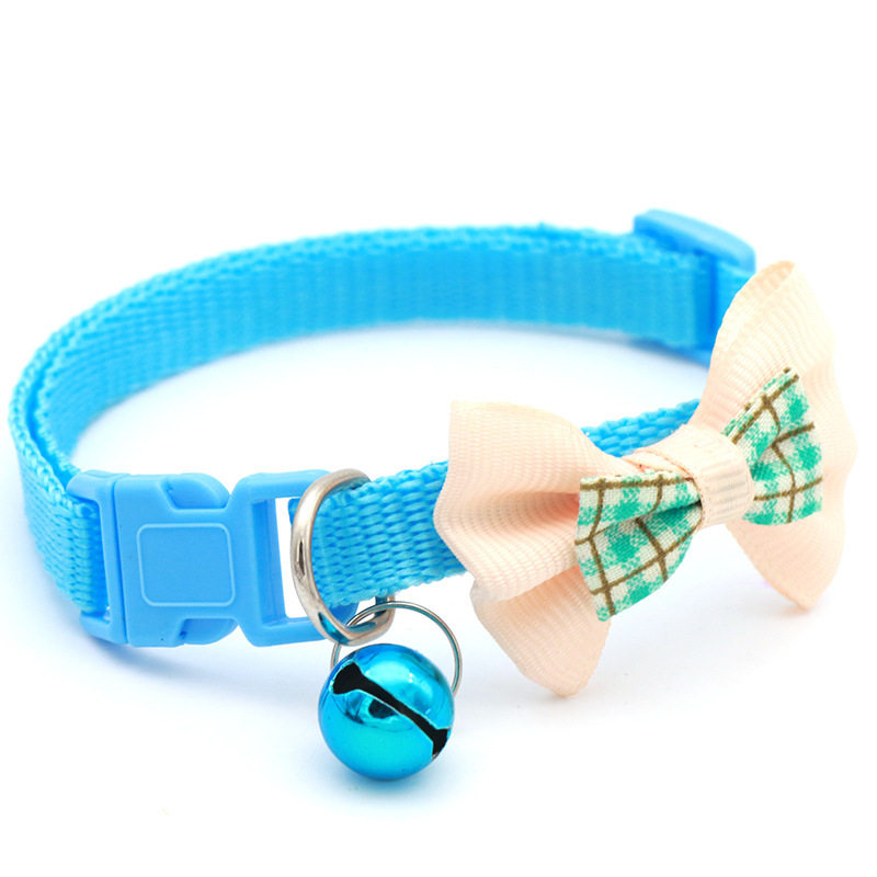 Cat dog collar dog collar small collar collar jewelry teddy puppet bow pet supplies wholesale