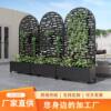 Outdoor Aluminum Alloy Screen Flower Box Climbing Rack Flower Box Fence Climbing Fence Outdoor Courtyard Decorative Flower Trough