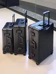 German all-aluminum magnesium alloy luggage case 20 inch boarding trolley case for men and women metal luggage business luggage gift