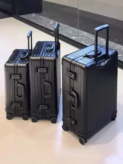 German all-aluminum magnesium alloy luggage case 20 inch boarding trolley case for men and women metal luggage business luggage gift