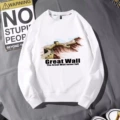 Sweatshirt white great wall