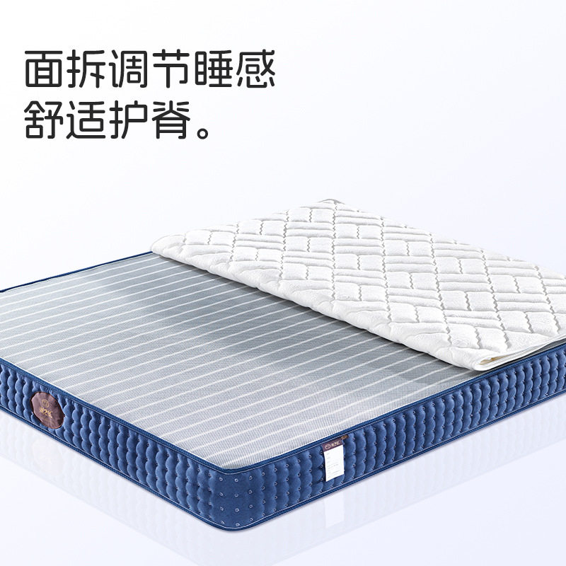 Lanbeisi Silent Independent Spring Latex Mattress Soft and Hard Dual-Use Five-Star Hotel B&B Simmons Mattress