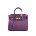 Purple 25cm (with long shoulder strap)