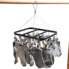 Aluminum alloy socks drying rack multi-clip socks drying rack balcony drying rack multifunctional underwear pants rack socks clip