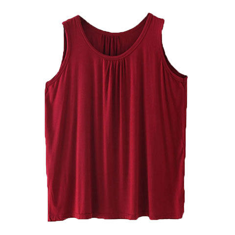 Chubby Girl modal base camisole for pregnant women and middle-aged mothers, plus size vest for pregnant women, summer plus size