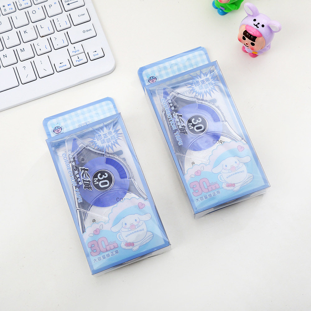 Simple Large Capacity Correction Tape Transparent Student Supplies Correction Tape suit Affordable Strong Adsorption Mute Error Correction Tape