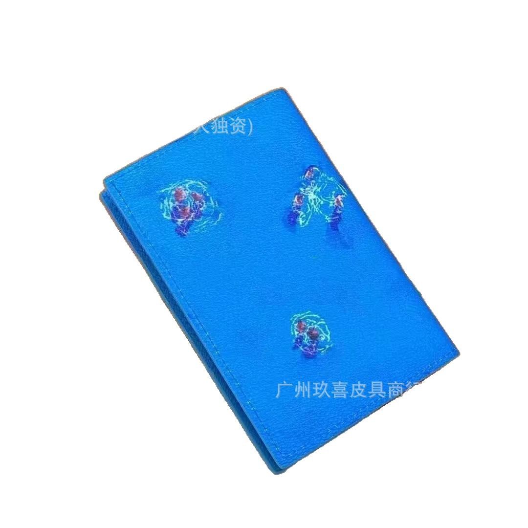 New Animal and Plant Travel Passport Holder Wallet Passport Cover Men's Document Bag Women's Card Bag Foreign Trade Wholesale Spot