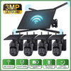 Cross-Border New Product Solar Wifi Camera 6Mp Outdoor Wireless Full Color Night Vision Surveillance Camera Set
