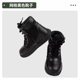 Military style khaki Martin boots children boys and girls students military training summer camp boots black shoes combat boots