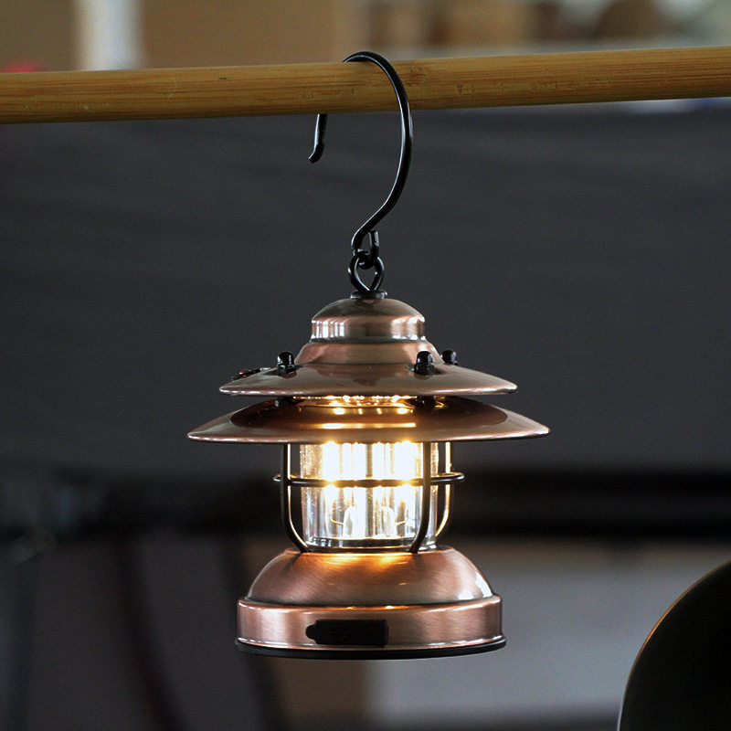 Outdoor camping lamp portable tent lamp Nordic camping lamp hanging lamp hand lamp hanging lamp chandelier vintage decorative lantern