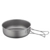 Pure Titanium TA1 Outdoor Frying Pan Series Soup Pan-fried Eggs Soup Camping Picnic Cooking Utensils suit Camping Supplies