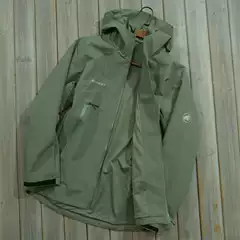 New Men's Mammut Hooded Jacket Outdoor Sports Casual Versatile Windproof Waterproof Loose Plus Size Top