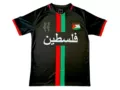 24-25 Short Sleeve Black Palestine (Arabic-With Number