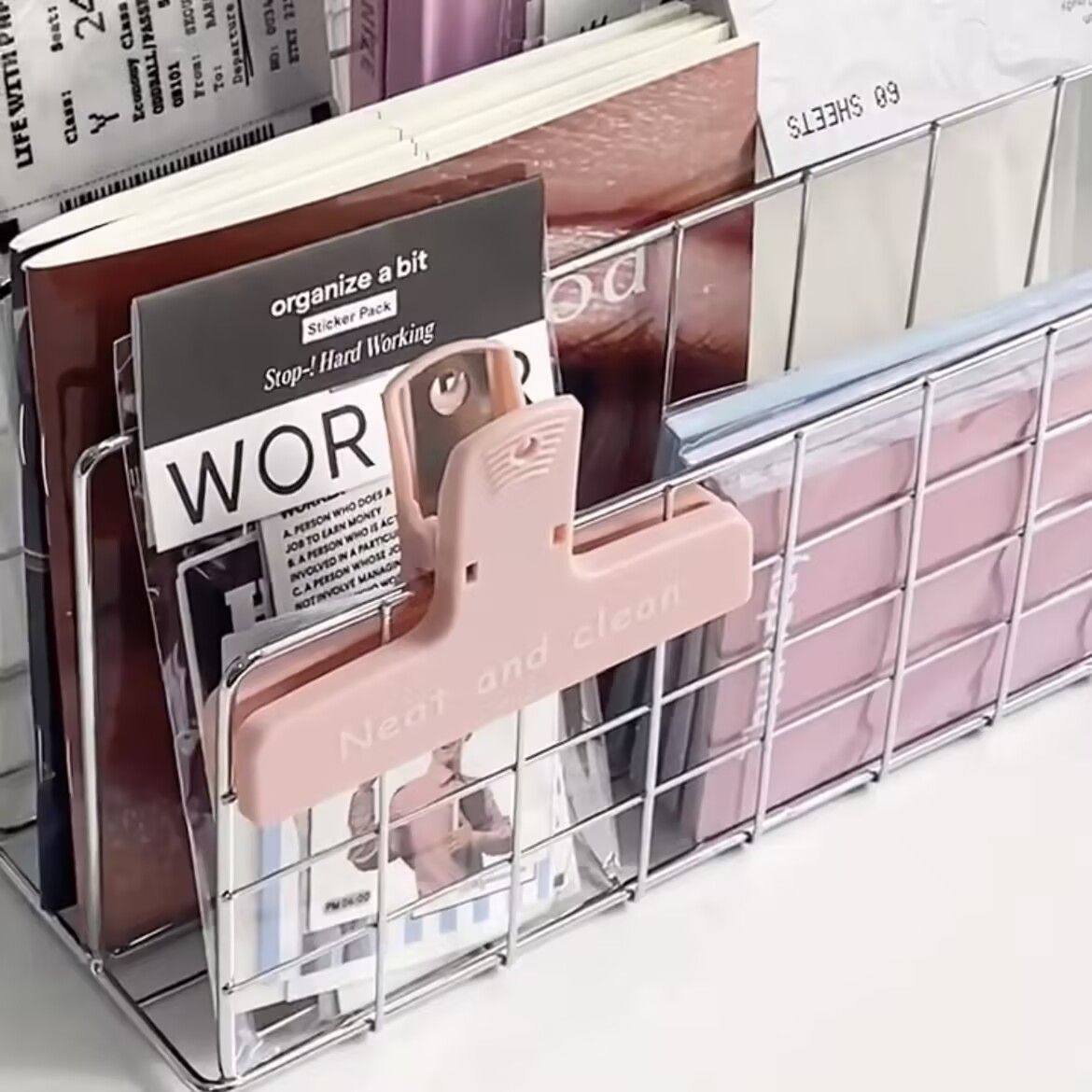 Desktop Iron Storage Rack Ins Style Simple Desk Dormitory Organizer Book Stand Desk Multi-Functional Storage Rack