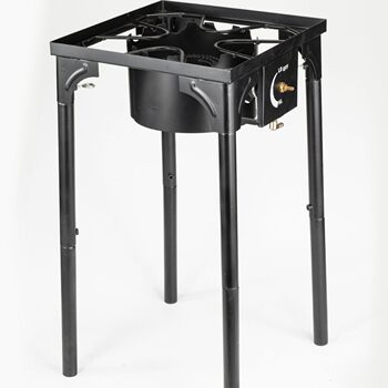 Cross-Border Foreign Trade Portable Outdoor Stove Cast Iron Stove Head Fierce Stove Gas Stove Barbecue Stove Camping Double Gas Stove