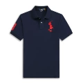 Polo sapphire blue big red label