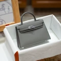 19cm rain cloud gray (silver buckle)