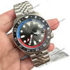 Seiko No. 5 Men's Watch Gmt Five-Row Chain Steel Belt Waterproof Mechanical Calendar Men's Watch Export Watch Ssk001K1