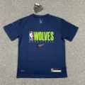 Timberwolves 2 Navy [Quick-Dry Short Sleeve]