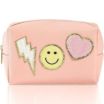New Cross-Border Cute Cartoon Patch Embroidered Cosmetic Bag Portable Storage Bag Travel Toiletry Bag Manufacturer Wholesale