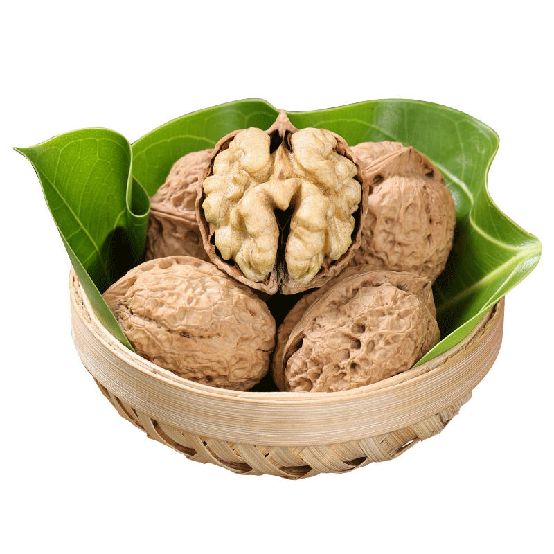 Wholesale Price of Thin-Skinned Walnuts from Yunnan, Raw Thin-Skinned Walnuts in Shells, Original Flavor, Bulk Wholesale Nuts, Snacks, New Walnuts