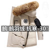Down Jacket Men's 2025 New Thickeneded Fashionable Warm Goose down Hooded Short Workwear Large Fur Collar Winter Jacket
