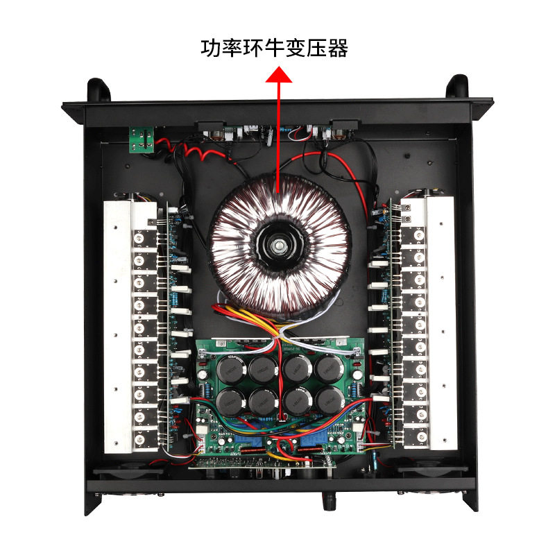 Pure Post-Stage Amplifier for Conference Rooms, Home Stereo, High-Fidelity, High-Power, Dual-Channel with Amplifier, Hifi Amplifier