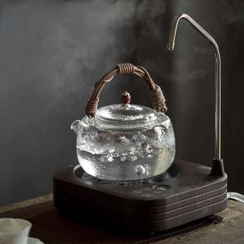 Japanese-style glass teapot electric ceramic stove kettle heat-resistant natural rattan glass beam pot kung fu tea set food