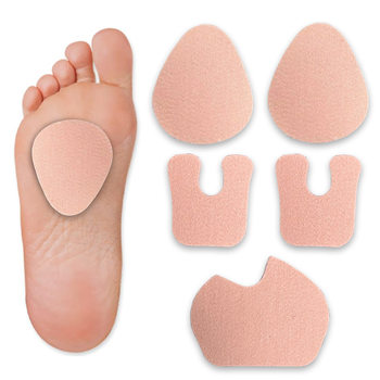 Women's Forefoot Support High Heels Anti-Pain Half Size Pad Wool Felt Sacrum Pad Non-Slip Relief Pain Reduction Forefoot Pad