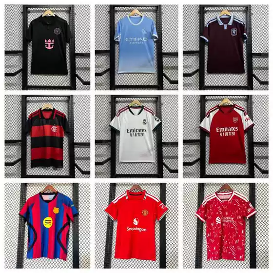 2627 Season Barcelona Real Madrid Tottenham Inter Milan Manchester City Miami Arsenal Liverpool Fan Jerseys Football Uniforms