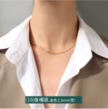 (19) golden fish mouth chain 40 5cm