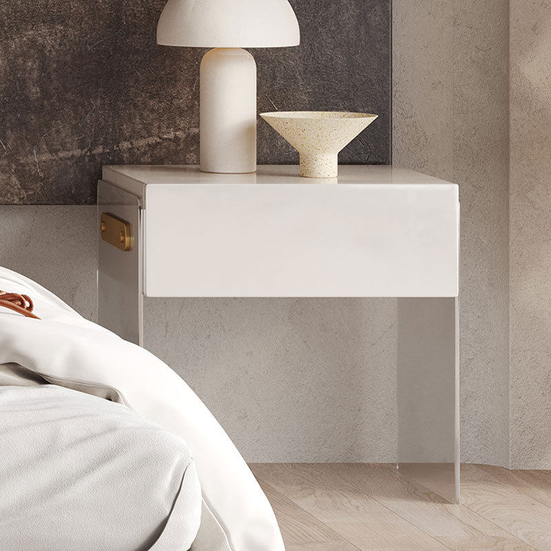 Suspension Acrylic Bedside Cabinet Modern Simple Designer Net Red Creative Hanging Storage Bedside Cabinet Factory Outlet