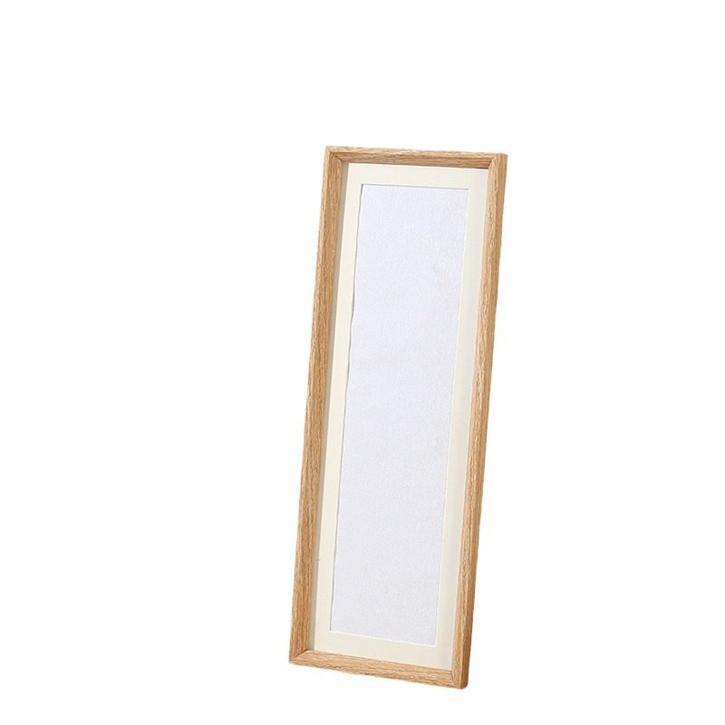 in stock Wooden Blank DIY Calligraphy Hanging Paintings Mounted Handwriting Brush Calligraphy Framed Decorative Three-dimensional Creative Photo Frame