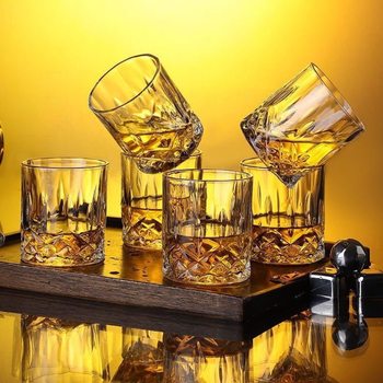 Whiskey Glass, Wine Glass, Home Creative Glass Water Cup, Beer Glass, Scandinavian Style White Wine Glass, Glass Mouthwash Cup