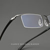 Porsche Eyeglass Frames, Same Model P8190, Fashionable Ultra-Light Half-Frame Glasses for Men, Titanium Alloy Frames Wholesale