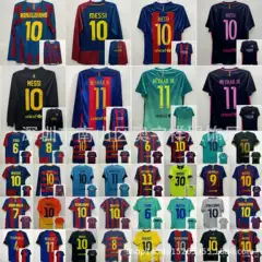 Vintage Barcelona Jersey Classic Commemorative Edition 11 Neymar Football Shirt Vintage Soccer Jersey