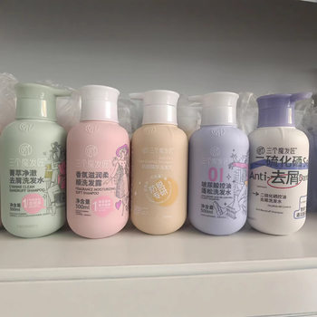 Three Magic Craftsman Youth Hyaluronic Acid Selenium Disulfide Refreshing Anti-Dandruff Anti-Hair Loss Oil Control Fluffy Shampoo 500m