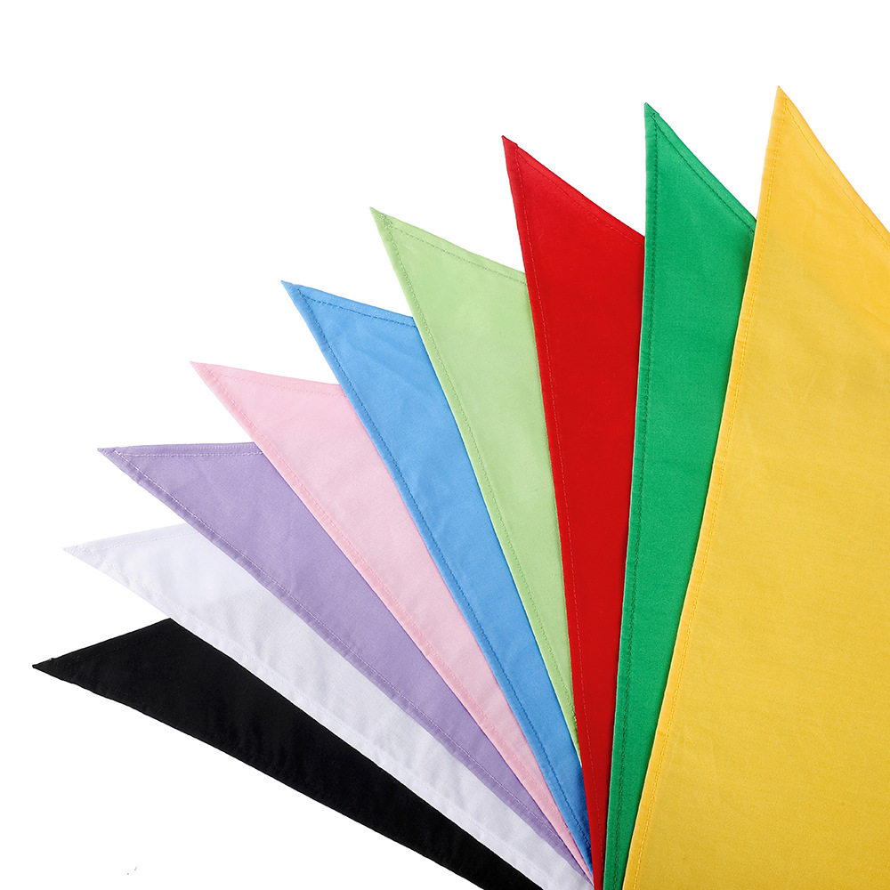 New cross-border cotton pet dog saliva towel triangle scarf printed scarf cashew nut square scarf small dog