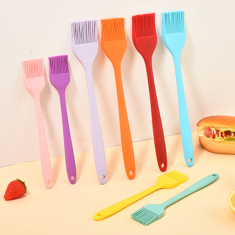 Silicone Oil Brush Barbecue Brush Oil Brush Non-Shedding Brush Food-Grade Baking Tool Special Barbecue Brush