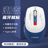 New Bluetooth Dual-mode wireless mouse charging mute computer notebook cross-border office game luminous Wireless Mouse