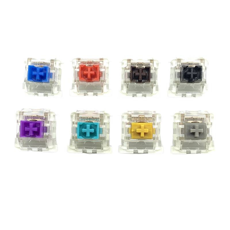 High-Quality Dustproof Mechanical Keyboard Switches: Blue Switches, Red Switches, Brown Switches, Black, Purple, Green, Gold, Silver, Orange, Excellent Switches, White, Gray, Yellow Switches