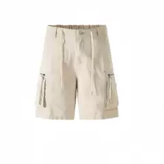 In-Stock American Retro Loose-Fitting Pocket Cargo Shorts for Men and Women, Suitable for Workwear