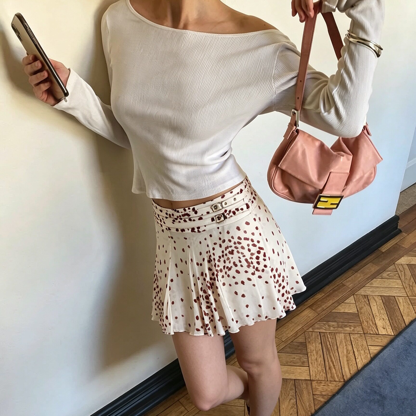Womens Summer A Line Skirt High Waist Slim Fit Leopard Print Trendy Casual Wear Wholesale Available