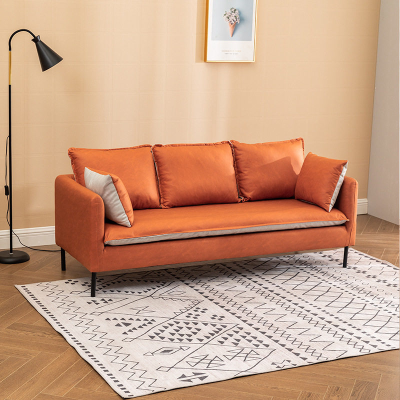 沙发批发北欧轻奢科技布简约公寓新精品卧室出租房两人双人三人位