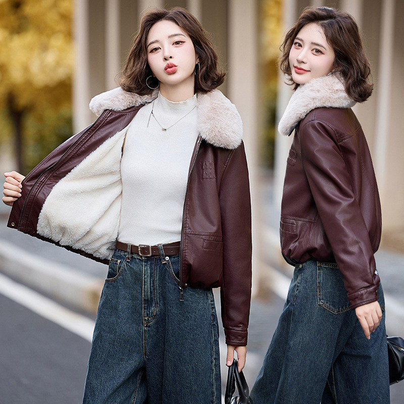 (Mới) Mã B7219 Giá 1900K: Áo Da Nữ Hatdng Hàng Mùa Xuân Thu Đông Dày Ấm Thời Trang Nữ Chất Liệu G05 Sản Phẩm Mới, (Miễn Phí Vận Chuyển Toàn Quốc).