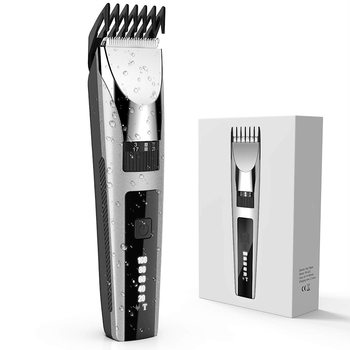Barber Shop Home-Use Hair Clipper Rechargeable Electric Trimmer Led Hair Trimmer Fully Washable Fine-Tuning Bald Head Shaving
