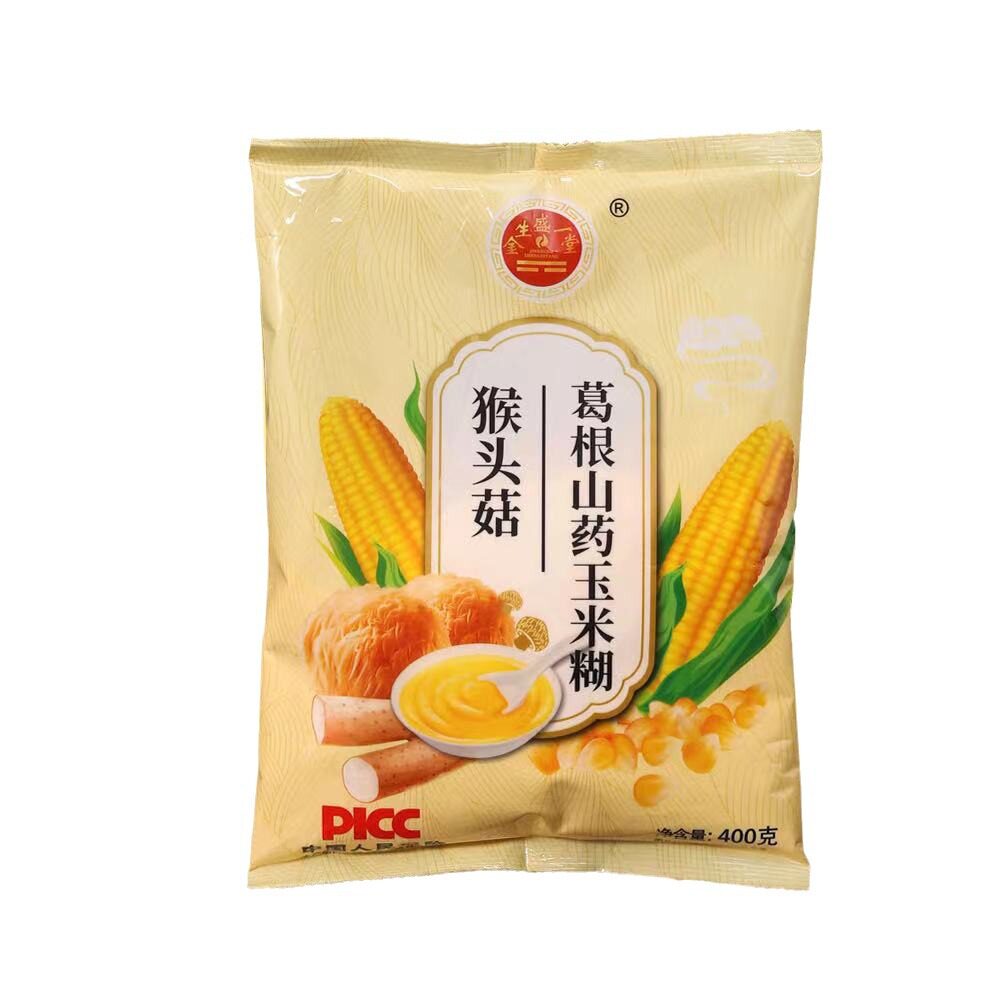 Hericium erinaceus kudzu yam corn paste 400g bagged corn paste breakfast meal replacement powder corn paste blended drinks