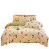 Ins Style Thickened Cotton Sanding Four-piece Set Student Bed Sheet Three-piece Set Autumn and Winter 100 Cotton Quilt Cover Four-piece Set