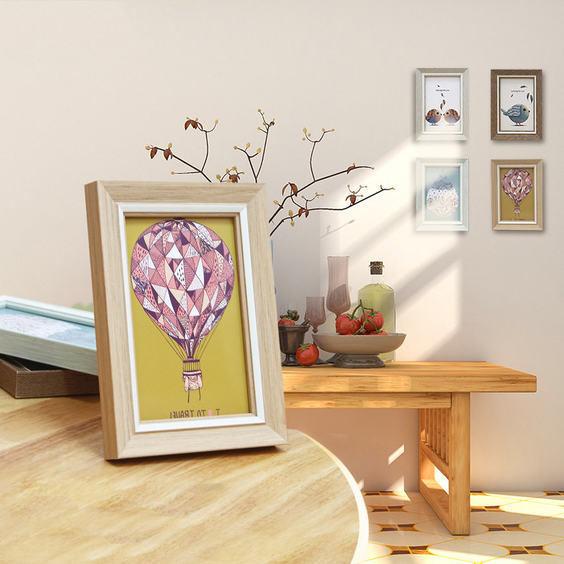 Photo creative photo frame wall hanging wholesale 6 inch 7 inch 8 inch 10 inch 12 inch A4 picture frame gift studio LOGO